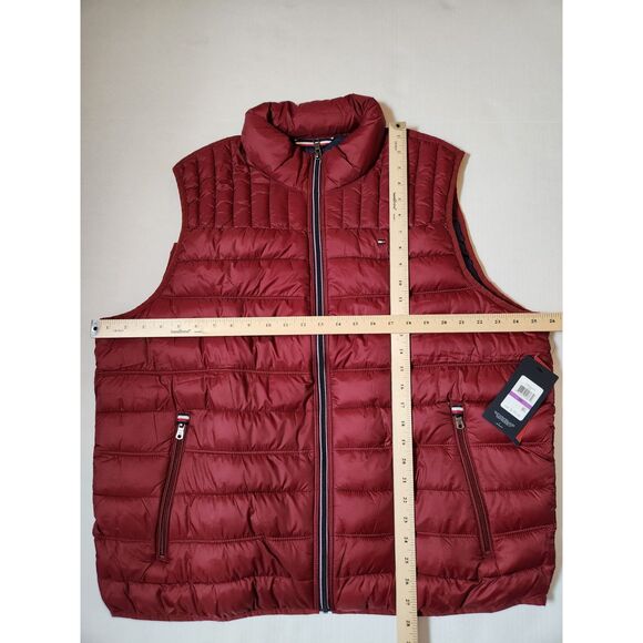 Tommy Hilfiger Lightweight Insulated Vest Men's XXL Red - Picture 3 of 8